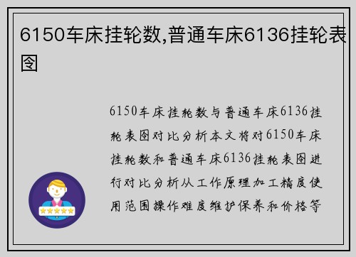 6150车床挂轮数,普通车床6136挂轮表囹